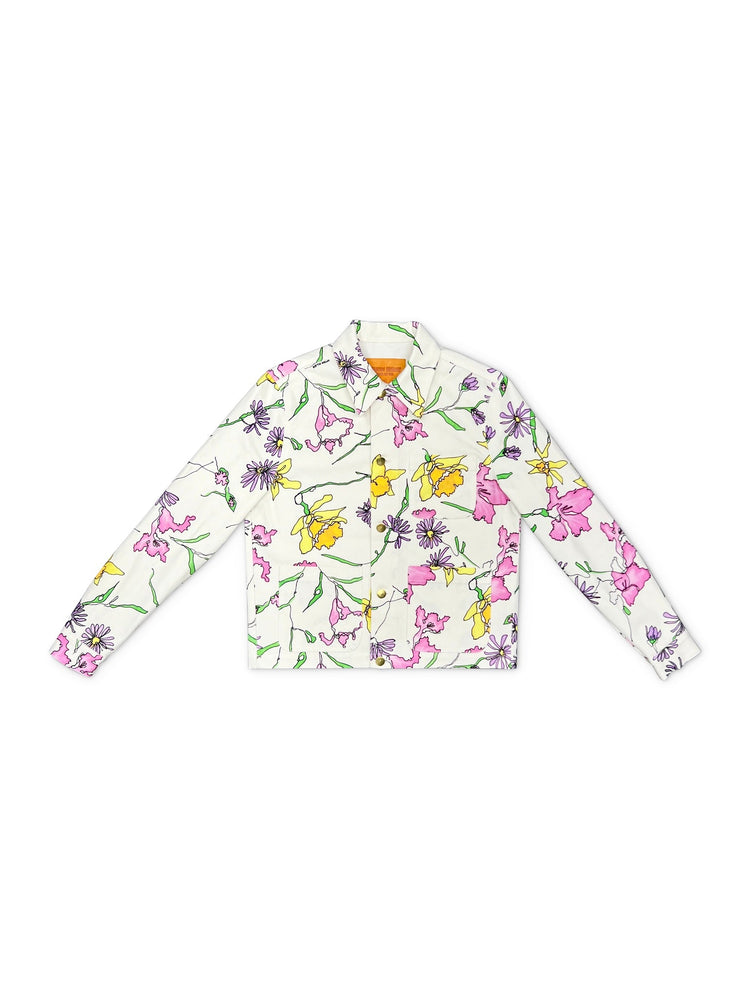 
                  
                    Load image into Gallery viewer, Flower Bouquet Chore Jacket
                  
                