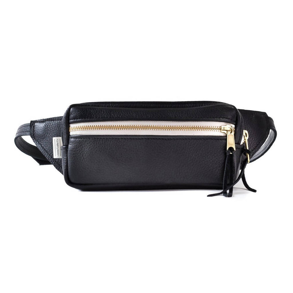 Fanny Pack - Black and Cream