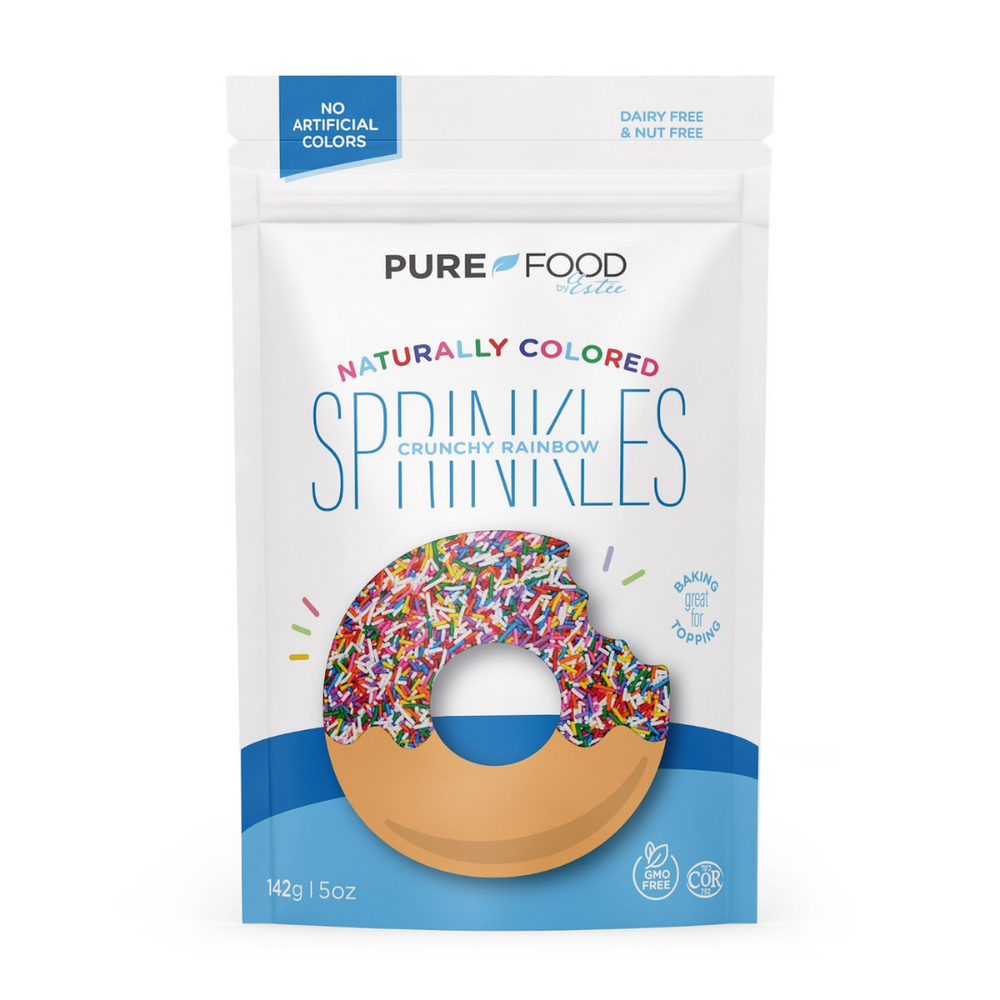 Rainbow All Natural Sprinkles - 5 OZ - Single Bag