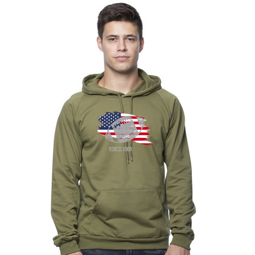 
                  
                    Load image into Gallery viewer, flag football hoodie MOSS
                  
                