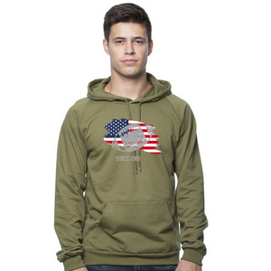 
                  
                    Load image into Gallery viewer, flag football hoodie MOSS
                  
                