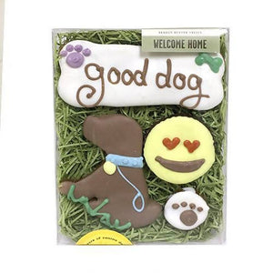 
                  
                    Load image into Gallery viewer, Welcome Home Unisex Dog Treat Box - 4 treats
                  
                