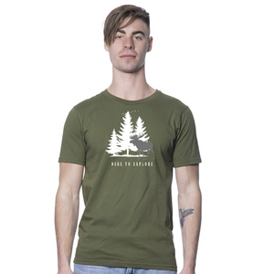 
                  
                    Load image into Gallery viewer, Dare to Explore Men&amp;#39;s Tee MOSS
                  
                