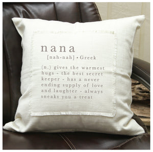 
                  
                    Load image into Gallery viewer, Nana definition Pillow
                  
                