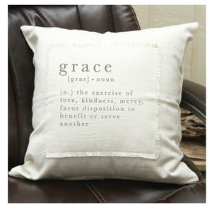 
                  
                    Load image into Gallery viewer, Grace definition Pillow Cover
                  
                