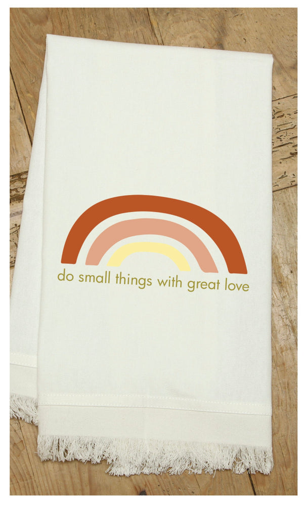 Do small things with great love / Natural Kitchen Towel