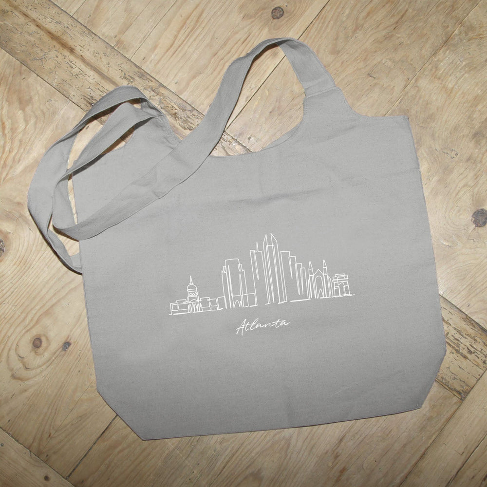 
                  
                    Load image into Gallery viewer, Custom Cityscape / Natural or Grey Tote Bag
                  
                