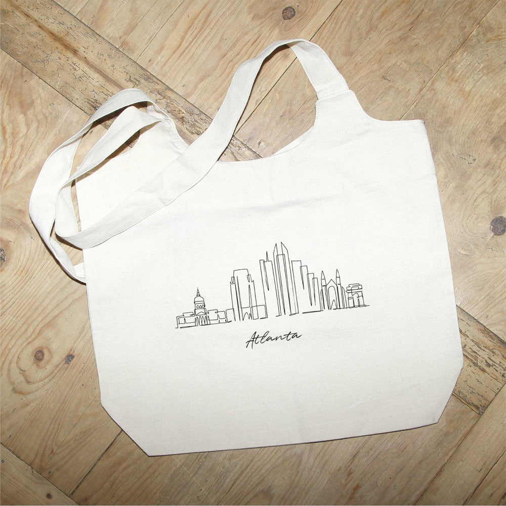 
                  
                    Load image into Gallery viewer, Custom Cityscape / Natural or Grey Tote Bag
                  
                