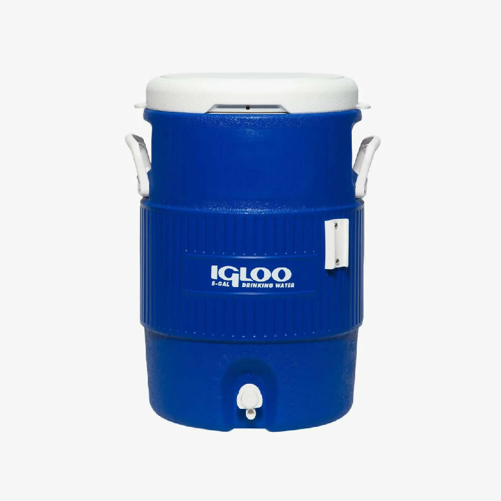 5 Gallon Seat Top Water Jug With Cup Dispenser