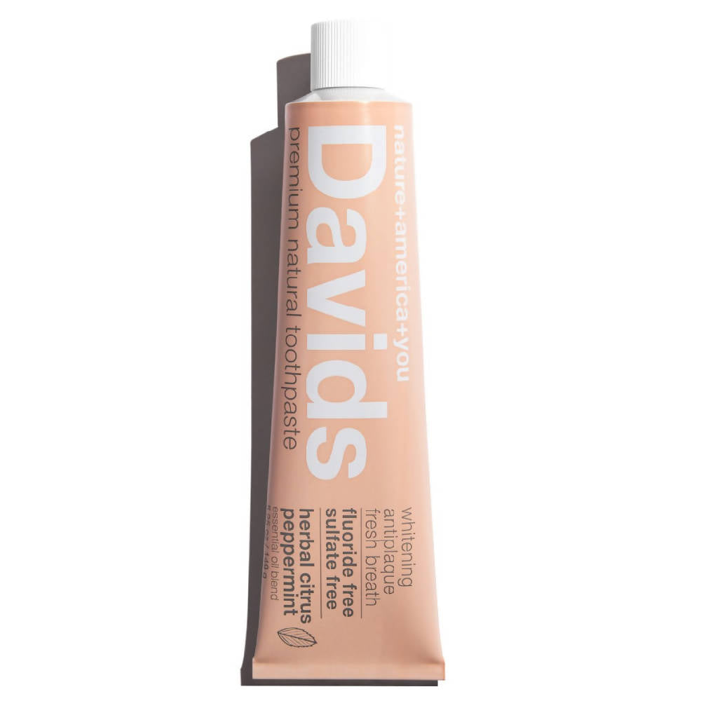 Davids Premium Natural Toothpaste, Herbal Citrus Mint - 3 Pack