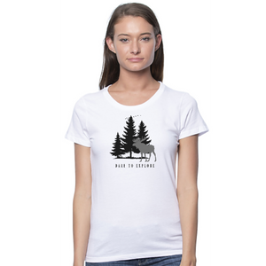 
                  
                    Load image into Gallery viewer, Dare to Explore Women&amp;#39;s Tee WHITE
                  
                