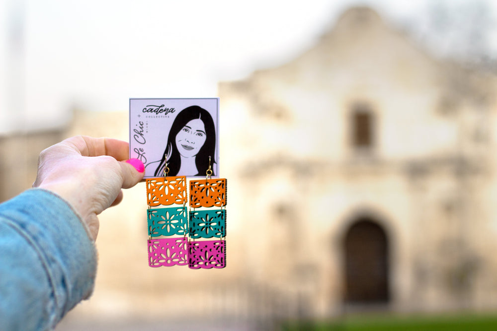 
                  
                    Load image into Gallery viewer, Papel Picado Earrings
                  
                