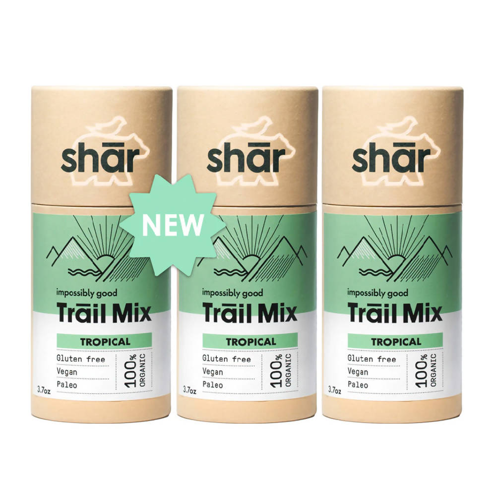 3.7 oz Shar Tube x 3 Pack Tropical Trail mix
