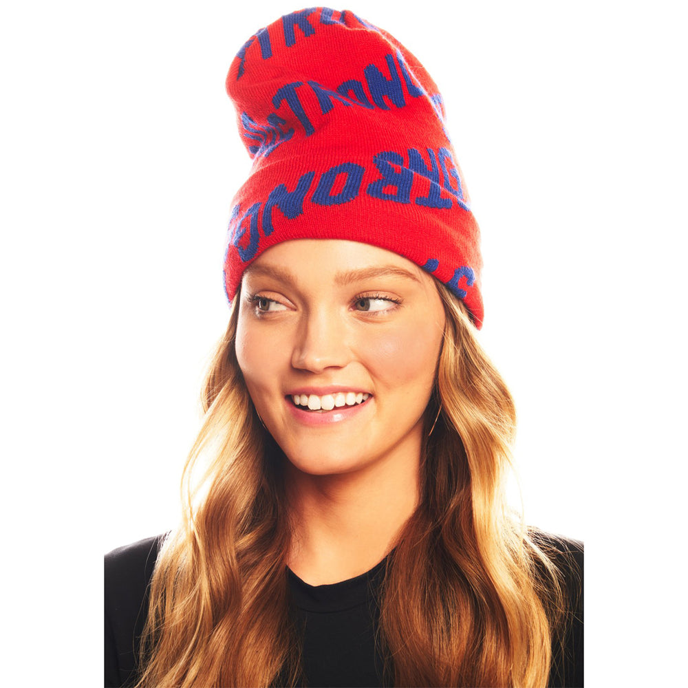 
                  
                    Load image into Gallery viewer, Krissy Beanie - Red/Navy
                  
                