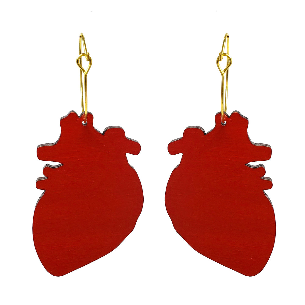 
                  
                    Load image into Gallery viewer, Anatomical Heart Hoops
                  
                