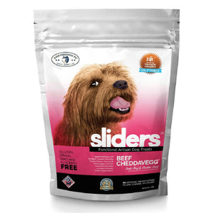 
                  
                    Load image into Gallery viewer, Sliders® Beef Cheddavegg™ Functional Artisan Dog Treats
                  
                