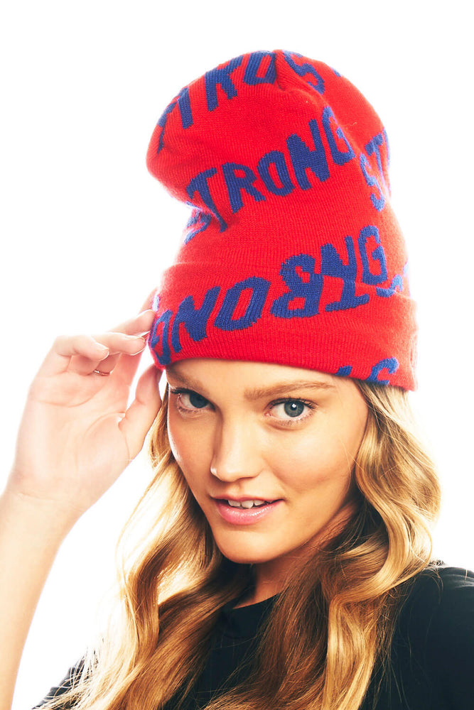 
                  
                    Load image into Gallery viewer, Krissy Beanie - Red/Navy
                  
                