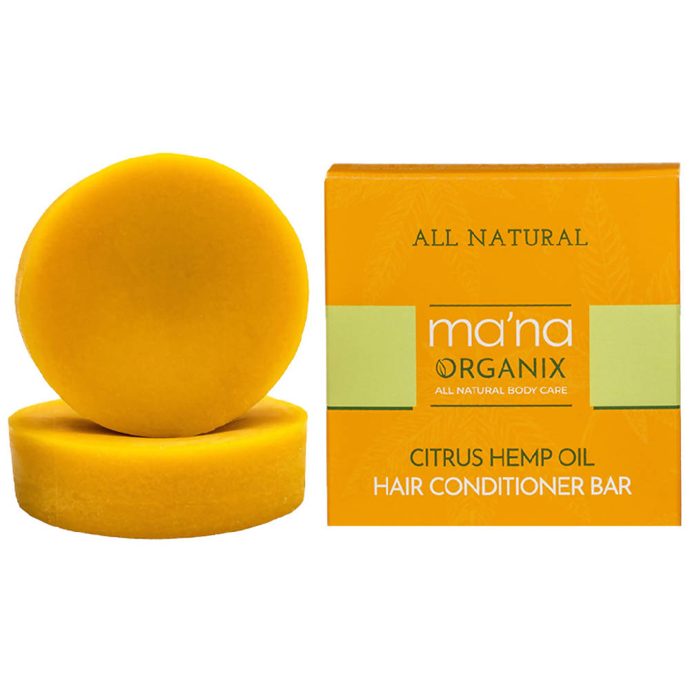 All Natural Citrus Hemp Oil Hair Conditioner Bar - 2 pack