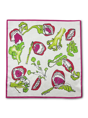 
                  
                    Load image into Gallery viewer, Eat Your Greens Silk Scarf
                  
                