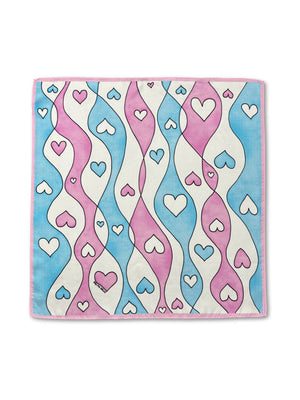 
                  
                    Load image into Gallery viewer, Blue &amp;amp; Pink Stripe Scarf
                  
                