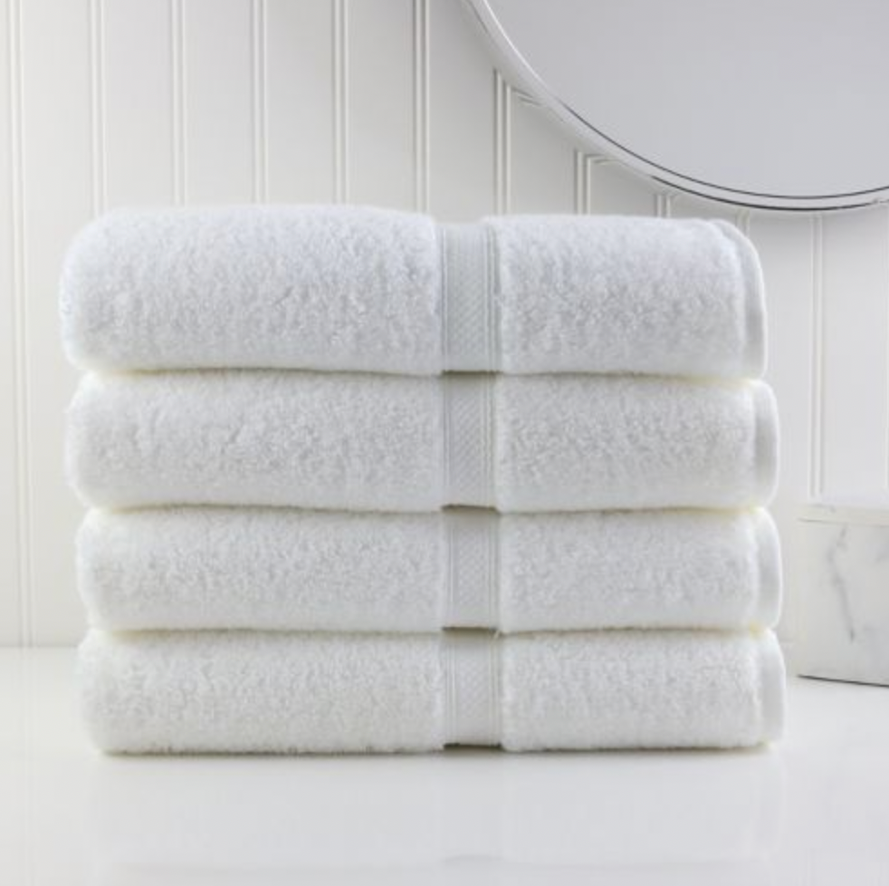 4 pc. Bath Towel Set Featuring Intellifresh Antimicrobial Technology