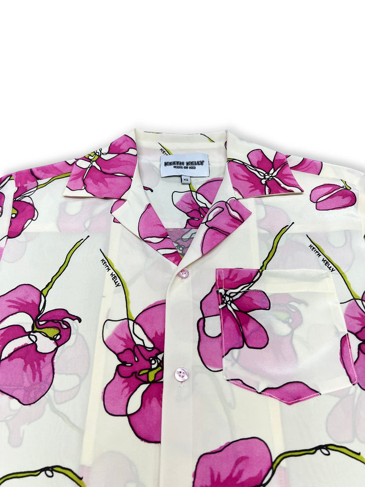 
                  
                    Load image into Gallery viewer, Pink Orchid Silk Shirt
                  
                