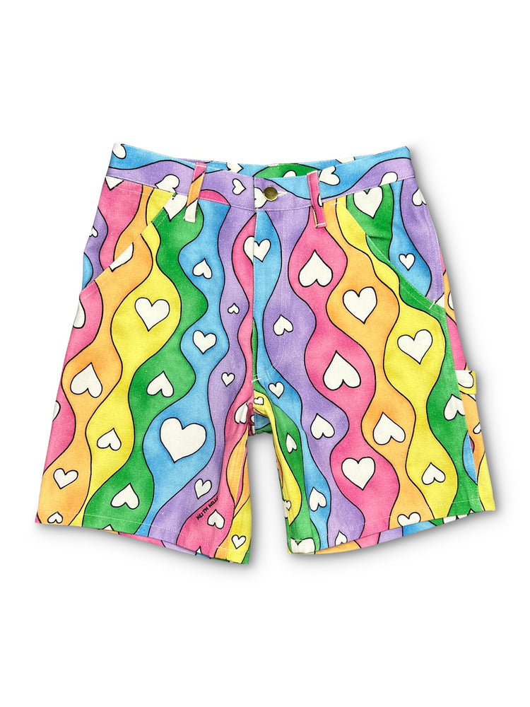 Rainbow Pride Canvas Shorts