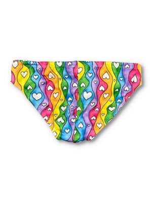 
                  
                    Load image into Gallery viewer, Rainbow Stripe 2022 Swim Brief
                  
                