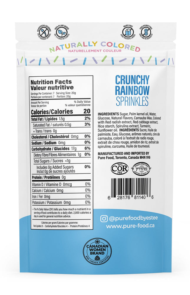 
                  
                    Load image into Gallery viewer, Rainbow All Natural Sprinkles - 5 OZ - Case of 12
                  
                