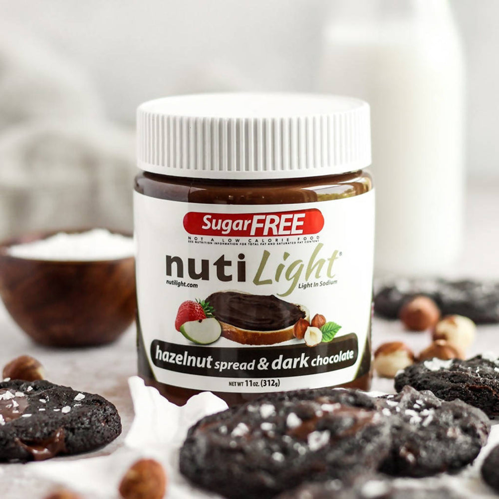 Nutilight Hazelnut Spread & Dark Chocolate