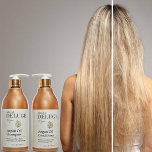 
                  
                    Load image into Gallery viewer, Sulfate Free Argan Oil Shampoo and Conditioner - 16.9 oz each
                  
                
