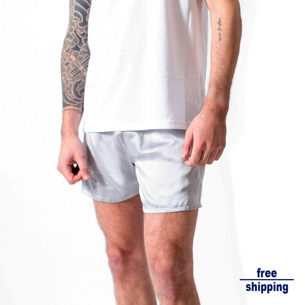 
                  
                    Load image into Gallery viewer, The Cobble Hill Silk Boxer Short
                  
                