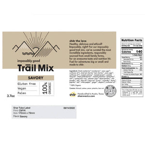 
                  
                    Load image into Gallery viewer, 3.7 oz Shar Tube x 3 Pack Savory Trail Mix
                  
                
