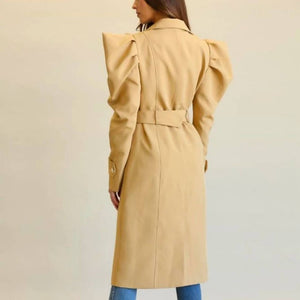
                  
                    Load image into Gallery viewer, Dyan - Solid Stretch Woven Fabric Coat
                  
                