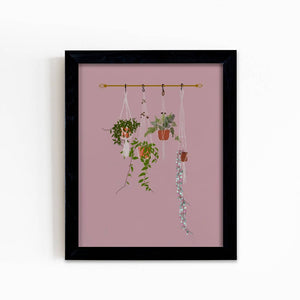 
                  
                    Load image into Gallery viewer, Hanging Plants Art Print
                  
                