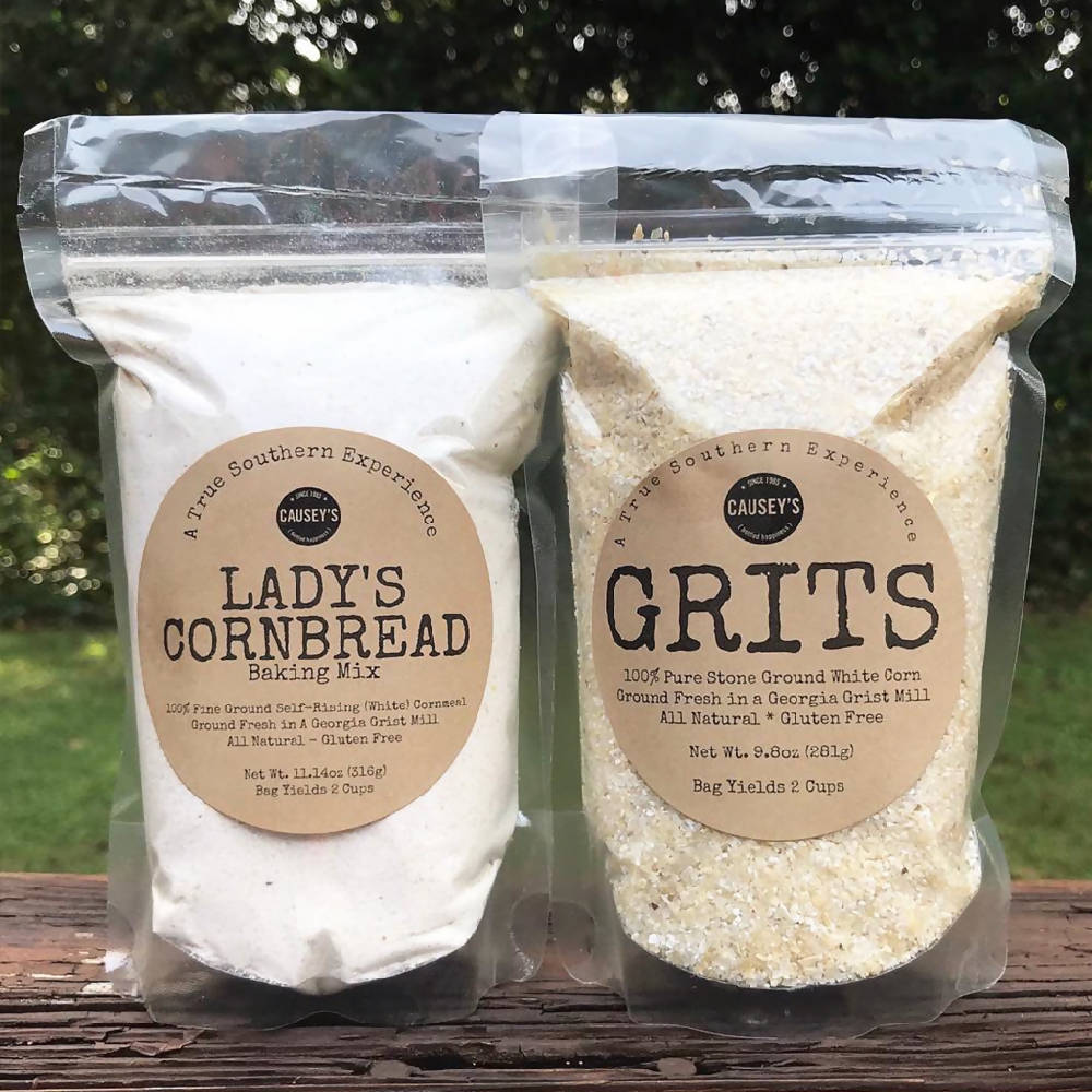 
                  
                    Load image into Gallery viewer, Causey&amp;#39;s White Speckled Grits - 3 pack
                  
                