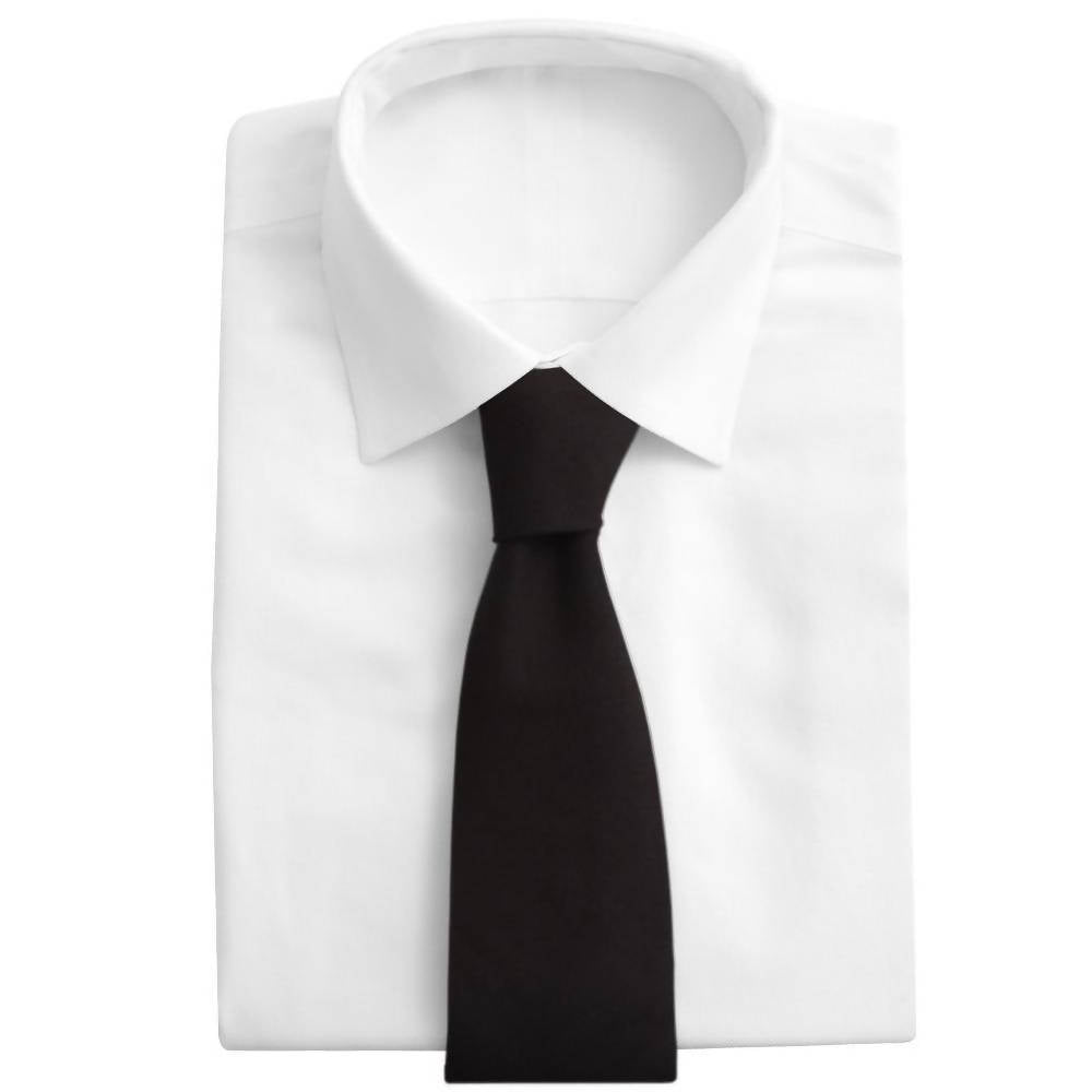 
                  
                    Load image into Gallery viewer, Black Charmeuse - Neckties
                  
                