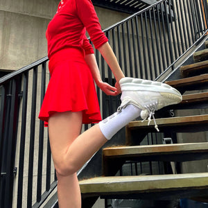 
                  
                    Load image into Gallery viewer, Shocking Red Golf and Tennis Skort - SwingStyle®
                  
                