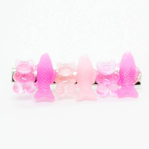 
                  
                    Load image into Gallery viewer, Yummy Gummy Hair Clip 2-pack
                  
                