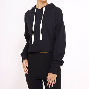 
                  
                    Load image into Gallery viewer, Organic Cotton Cropped Hoodie
                  
                
