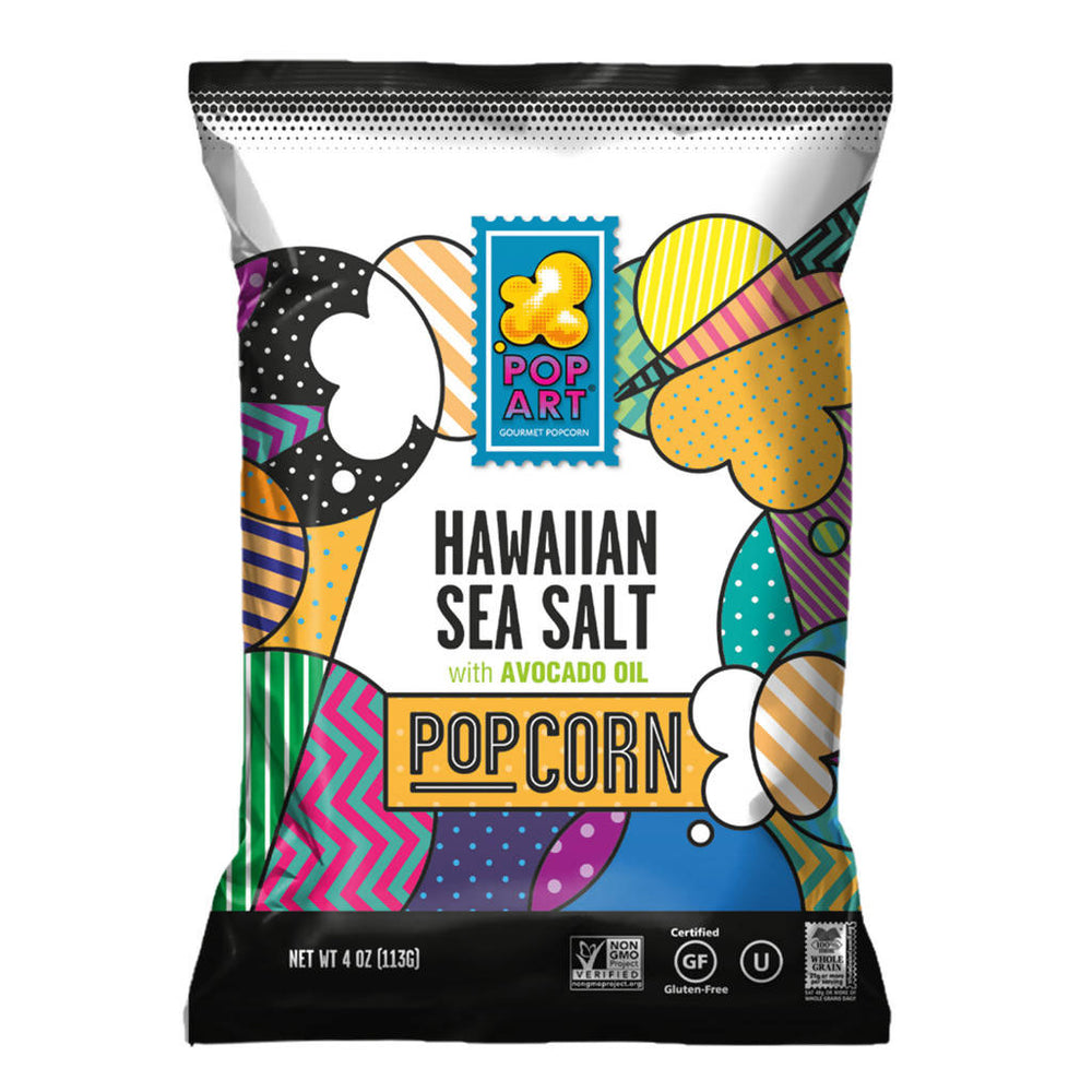 Hawaiian Sea Salt Popcorn with Avocado Oil - 9 Pack