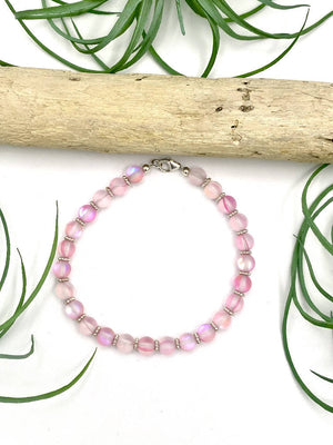 
                  
                    Load image into Gallery viewer, Pink Aura Quartz Bracelet
                  
                