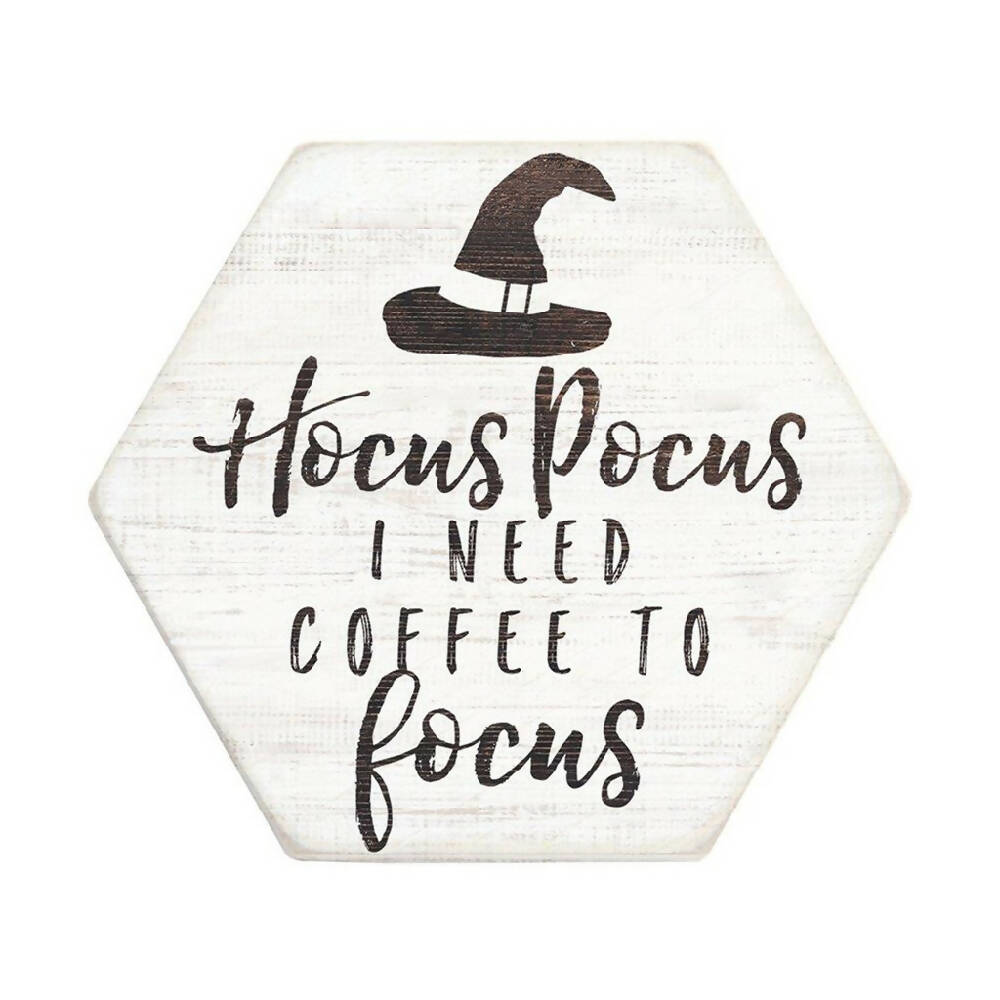 Coffee To Focus - Honeycomb Coaster