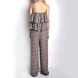 
                  
                    Load image into Gallery viewer, Stella Off the Shoulder Jumpsuit - Geometric Print
                  
                