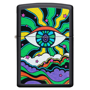 
                  
                    Load image into Gallery viewer, Black Light Eye Design Lighter
                  
                