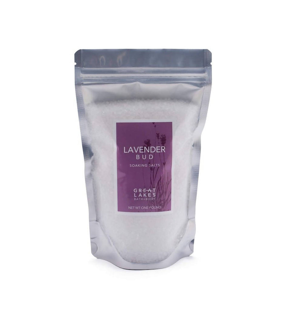 Lavender Bud Soaking Salts - 1 lb.