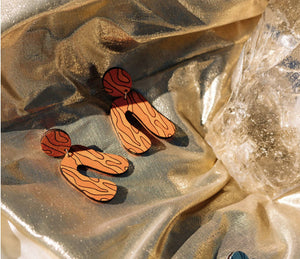 
                  
                    Load image into Gallery viewer, Mika Earrings - Orange
                  
                