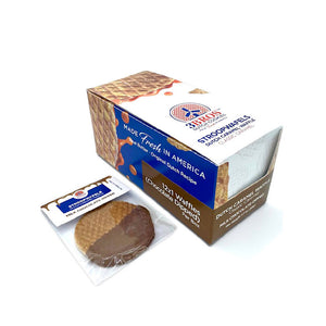 
                  
                    Load image into Gallery viewer, 12 Milk Chocolate Dipped Stroopwafels Cookies
                  
                