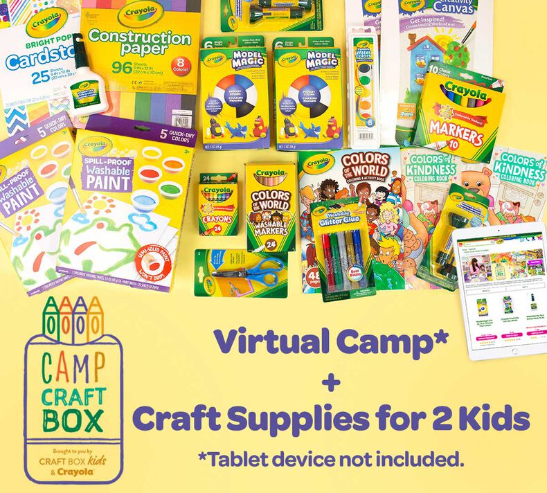 
                  
                    Load image into Gallery viewer, Camp Craft Box Summer Camp for 2 Kids
                  
                