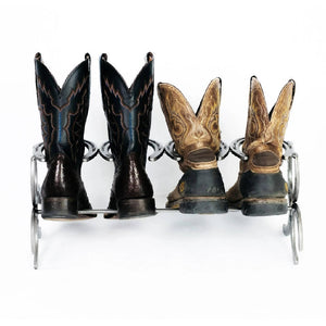 
                  
                    Load image into Gallery viewer, Rustic Horseshoe Boot Rack -  1, 2, 3, or 4 pairs
                  
                
